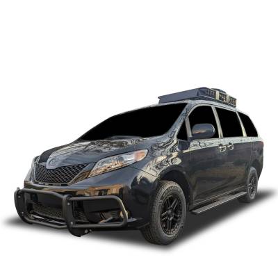 Black Horse Off Road - Black Horse 15TY920A Black Front Bumper Guard for 21-23 Toyota Sienna