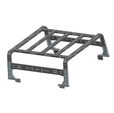 Black Horse Off Road - Black Horse TR09B Overland Bed Rack for 20-24 Jeep Gladiator JT