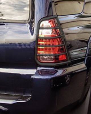 Black Horse Off Road - Black Horse 7TU15A Black Taillight Guards for 03-09 Toyota 4Runner