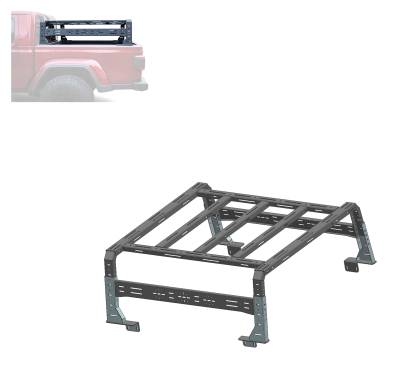 Black Horse Off Road - Black Horse TR11B Overland Bed Rack for 14-24 Silverado/F150/Tundra/Ram/Titan
