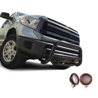 Black Horse Off Road - Black Horse MBB-TOD1009-PLFR Max Bull Bar w/5.3" LED's for 07-21 Toyota Tundra