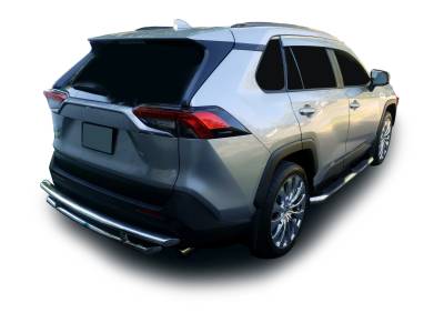 Black Horse Off Road - Black Horse 8D93947SS-DL Rear Guard SS for 19-24 Toyota RAV4/21-24 Venza