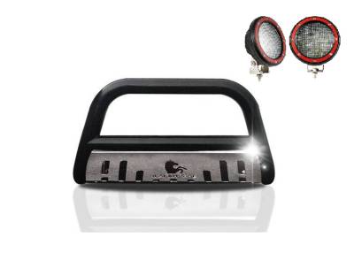 Black Horse Off Road - Black Horse Off Road CBBS-DOB2001SP-PLFR Bull Bar Kit
