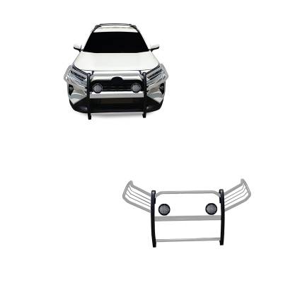 Black Horse Off Road - Black Horse 17A093904MSS-PLFB SS Grille Guard w/LED for 19-24 Toyota RAV4