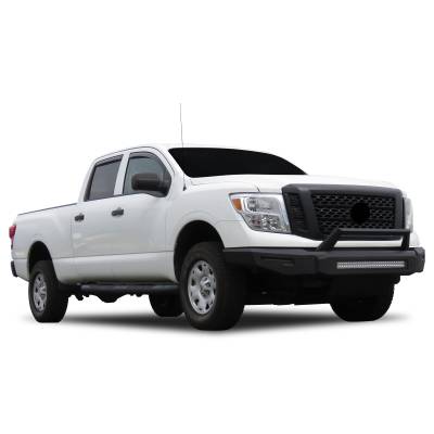 Black Horse Off Road - Black Horse AFB-NIXD Armour-II Bumper Only for 16-24 Nissan Titan XD