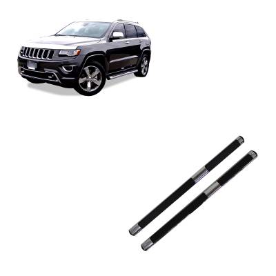 Black Horse Off Road - Black Horse 9B080203SSOV Stainless Side Steps for 11-21 Jeep Grand Cherokee