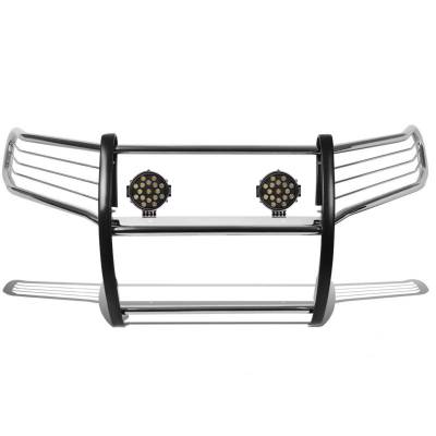 Black Horse Off Road - Black Horse 17A110200MSS-PLB SS Grille Guard for Frontier/Pathfinder