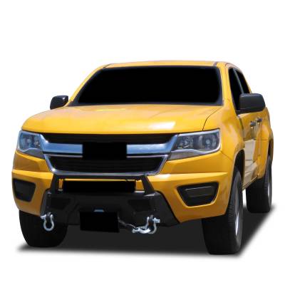 Black Horse Off Road - Black Horse AR3HD01NL Armour-3 HD Black Winch Bumper 15-20 Chevrolet Colorado