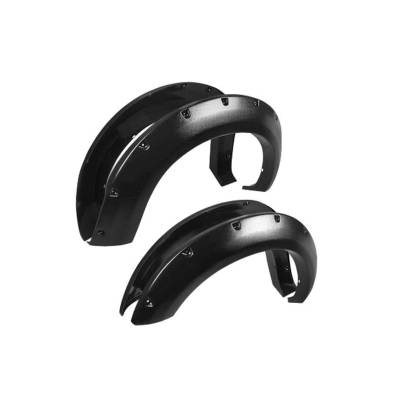 Black Horse Off Road - Black Horse FF-FOF1T Textured Fender Flares Black for 15-19 Ford F150