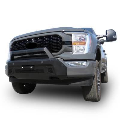 Black Horse Off Road - Black Horse AR3LD42NL Armour-3 LD Black Bumper for 21-23 Ford F150