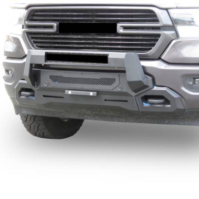 Black Horse Off Road - Black Horse AR3LD30NL Armour-3 LD Black Bumper for 19-24 RAM 1500