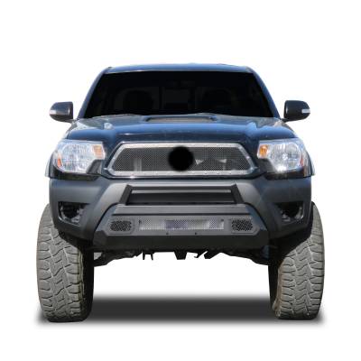 Black Horse Off Road - Black Horse AR3LD61NL Armour-3 LD Black Bumper for 12-15 Toyota Tacoma