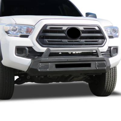 Black Horse Off Road - Black Horse AR3LD62NL Armour-3 LD Black Bumper for 16-23 Toyota Tacoma