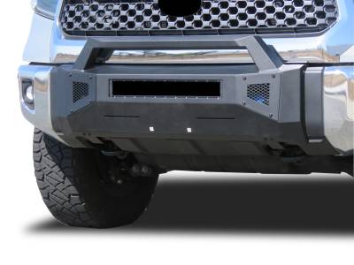 Black Horse Off Road - Black Horse AR3LD63NL Armour-3 LD Black Bumper for 14-21 Toyota Tundra