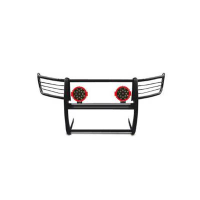 Black Horse Off Road - Black Horse 17DG111MA-PLR Black Grille Guard w/LED for 19-25 RAM 1500