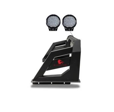 Black Horse Off Road - Black Horse RB-AR1B-PL69B Armour Roll Bar 9" LED Matte Blk Ram/F150/Titan/Tundra
