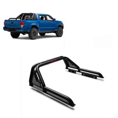 Black Horse Off Road - Black Horse GLRB-03B Gladiator Roll Bar Ladder Rack for Canyon/Colorado/Tacoma