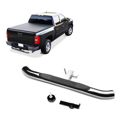Black Horse Off Road - Black Horse HS36RS Rear Hitch Step Stainless Steel Universal