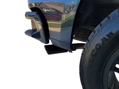Black Horse Off Road - Black Horse MT-RR03BK Muffler Tip Black Universal