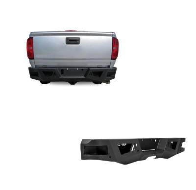 Black Horse Off Road - Black Horse ARB-CO15 Armour HD Black Rear Bumper for 15-22 Colorado/Canyon