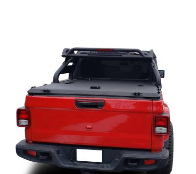 Black Horse Off Road - Black Horse ATRB9BK Atlas Black Roll Bar for 20-25 Jeep Gladiator JT