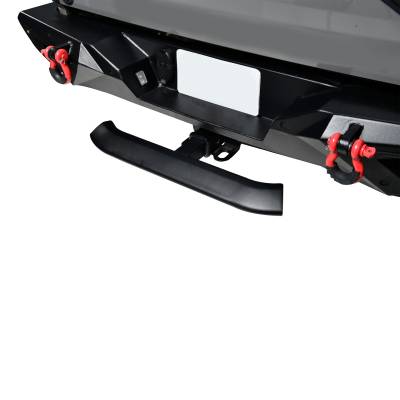 Black Horse Off Road - Black Horse RAZ28B Universal Black Rear Hitch Step