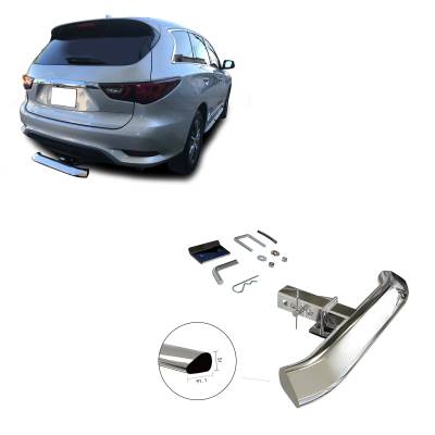 Black Horse Off Road - Black Horse RAZ28S Rear Hitch Step Stainless Steel Universal