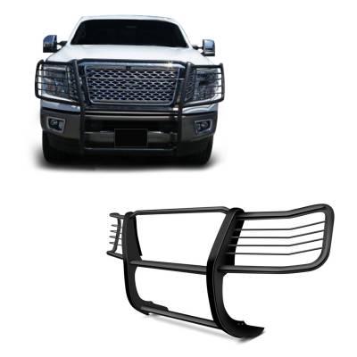 Black Horse Off Road - Black Horse 17NR27MA Black Grille Guard for 17-24 Nissan Titan