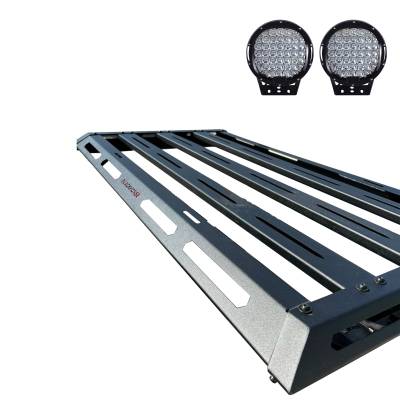 Black Horse Off Road - Black Horse BA3AR2-PL69B Amour Basket 9" LED Blk Tacoma/Colorado/Canyon/Ranger