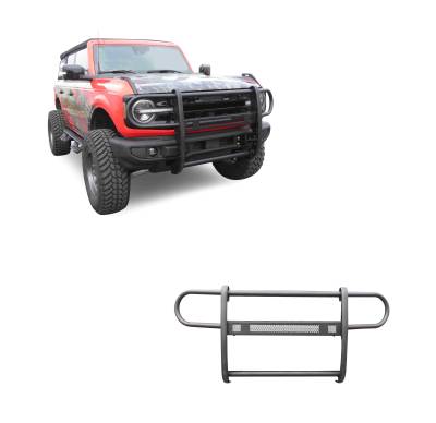 Black Horse Off Road - Black Horse BGFB21NL Beacon Black Grille Guard for 21-25 Bronco