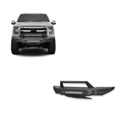 Black Horse Off Road - Black Horse Off Road AFB-F116-K1 Armour II Heavy Duty Modular Front Bumper Kit