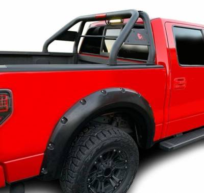 Black Horse Off Road - Black Horse RB001BK Classic Black Roll Bar for Silverado/F150/Tundra/Ram/Titan