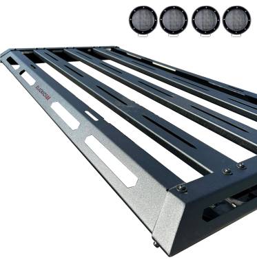 Black Horse Off Road - Black Horse BA1AR2-PLFB Armour Basket 5.3" LED's for Silverado/Sierra/Tundra