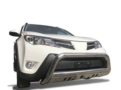 Black Horse Off Road - Black Horse BB093904-SP Stainless Steel Bull Bar for 06-18 Toyota RAV4 Polished