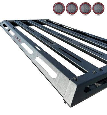 Black Horse Off Road - Black Horse BA3AR2-PLFR Amour Basket 5.3" LED for Tacoma/Colorado/Canyon/Ranger
