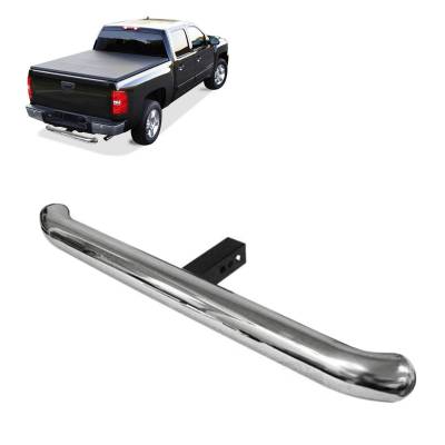 Black Horse Off Road - Black Horse RBP1000SS Rear Bumper Protector-Stainless Steel Universal