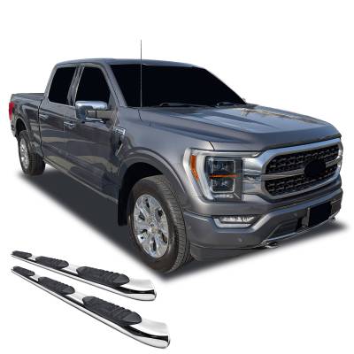 Black Horse Off Road - Black Horse FOSS-NL Extreme W2W SS Side Steps for Ford F150