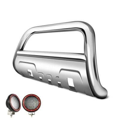 Black Horse Off Road - Black Horse BB096410-SP-35OV-PLFR Savannah Bull Bar Kit
