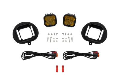 Diode Dynamics - Diode Dynamics DD8466 SS3 Pro Yellow Fog Light Kit for 03-06 GMC Sierra 1500