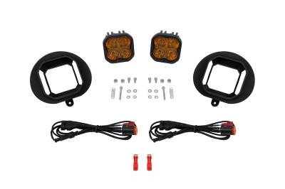 Diode Dynamics - Diode Dynamics DD8468 SS3 Max Yellow Fog Light Kit for 03-06 GMC Sierra 1500