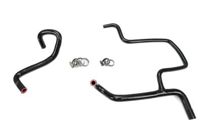HPS Performance - HPS 57-1675H-BLK Black Heater Coolant Hose Kit for 15-23 Dodge Charger 6.4L V8