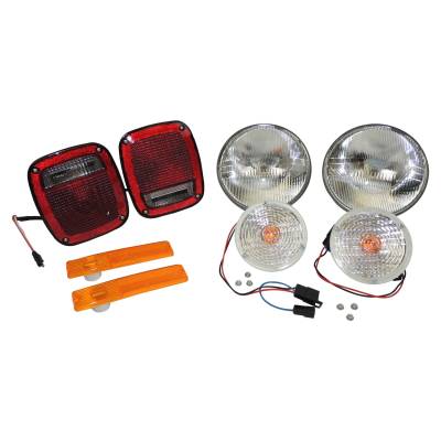 Crown Automotive Jeep Replacement - Crown LK1 Lamp Master Kit for Select 72-76 Jeep CJ-5 CJ-6 & CJ-7 Models