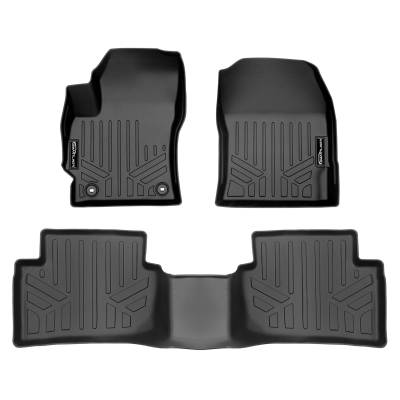 SMARTLINER - SMARTLINER SA0424/B0425 Front/Rear BLACK Floor Liners for Corolla GR