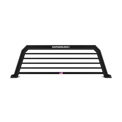 Magnum Truck Racks - Magnum Truck Racks 424STBRO2NB Headache Rack Standard Regular Bars Matte Black