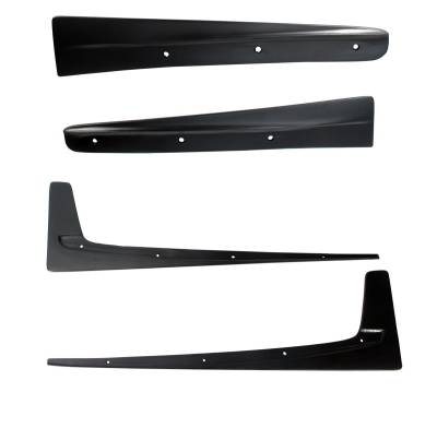Stillen - Stillen GTRKB128214 Mud Flap Kit Front & Rear for 09-12 Nissan GTR