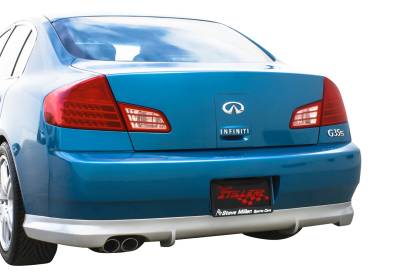 Stillen - Stillen 103718 Unpainted Rear Valance for 03-04 Infiniti G35 Sedan