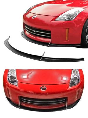 Stillen - Stillen 1035030SP Front Bumper Splitter OEM Fascia for 07-08 Nissan 350Z