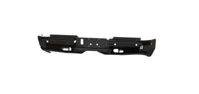 Bodyguard Bumpers - Bodyguard KFR19BYG FT-Series Gloss Black Rear Bumper for 19+ RAM 2500/3500