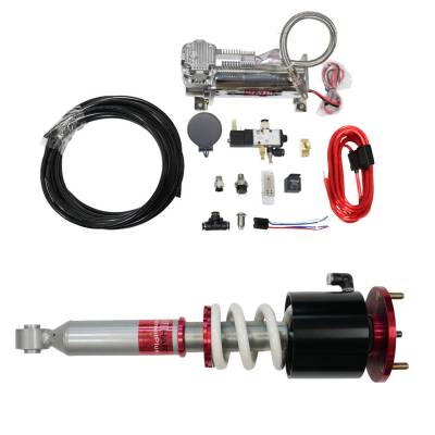 TruHart - TruHart TH-L803-1-VACF-12+TH-ACK03 Coilovers Gold for 06-13 Lexus GS/IS/IS-F AWD