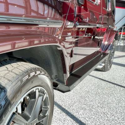Rock Slide Engineering - Rock Slide BD-SS-300-GWGP Pass. Side Step Slider for 19+ Mercedes G-Wagen
